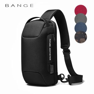 Bange Waterproof USB Oxford Anti-Theft Sling Bag
