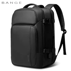 BANGE New Design Large Capacity USB Rechargable Travel Backpacks Men 15.6 inch Laptop Backpack Waterproof Outdoor Bag