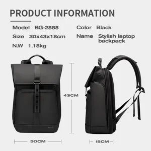 BANGE Unique Men Anti theft Waterproof Laptop 15.6 Inch Daily Work Business Backpack School back pack mochila for women