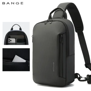 BANGE Business Lihtweiht Crossbody for Men Portable Shoulder Messener Bas Male Waterproof Travel Short Trip Chest