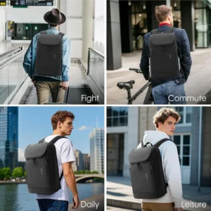 BANGE Hot Sell Simple Design New Arrival Soft Lightweight Waterproof Men Casual Backpack for 15.6 inch Laptop by Nylon
