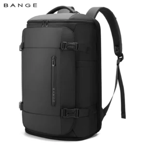BANGE Multi New Men Backpack Sports Travel Business Large Capacity Dry and Wet Separation Outdoor Hiking with Shoe