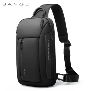 BANGE Brand Design Oxford Trendy Waterproof Materials Men Chest Bag with Large Capacity Fashion Multi-Pockets Slim bag