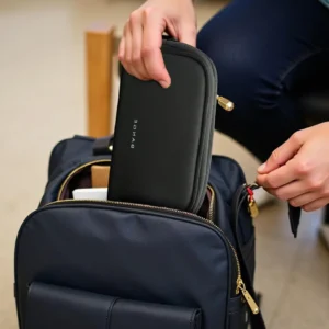 BANGE Nw Unisx Polystr Light Watrproof Digital USB Storag Hand Bag, Elctronics Travl Bag Organizr for Cabl