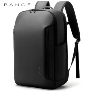 BANGE New Casual Multi-Pockets Big Capacity Daily 15.6inch Laptop Light Waterproof For Business Trip Roomy Men Backpack
