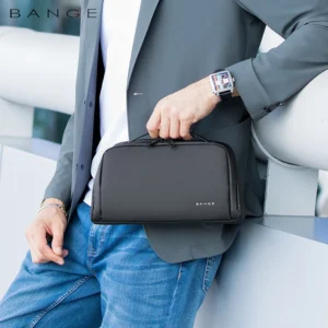BANGE Oxford Fabric Men Portable Storage Toiletry Kits Organizer Women Cosmetic Bags Waterproof Hanging Travel Was