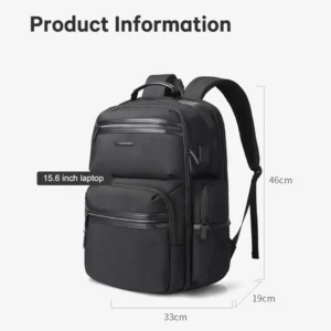 BANGE Anti Theft Laptop 15.6″ Anti-wrinkle Waterproof USB Recharging Oxford Backpack Men Fashion Travel Bag Backpacks