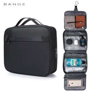 BANGE Oxford Women Makeup Bags Travel Cosmetic Toiletries Organizer Waterproof Storage Neceser Hanging Bathroom Wash Bag